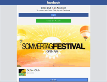 Tablet Screenshot of gotec-club.de